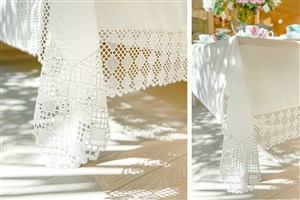Table Cloth Perilla White