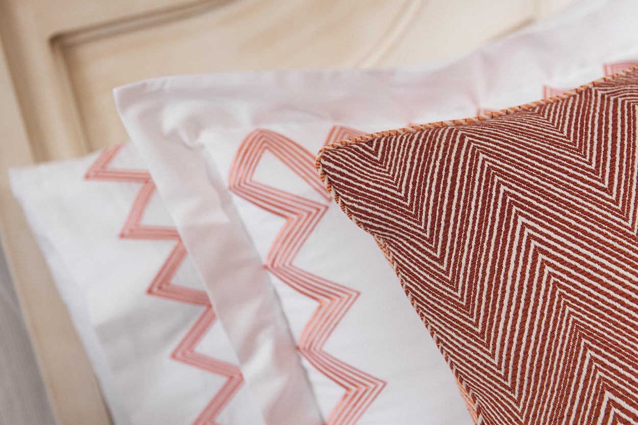 Nakışlı Nevresim Takımı Çift Kişilik Zigzag By Mercan