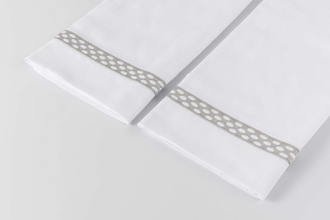 Nakışlı Nevresim Takımı Çift Kişilik Patty By Gri