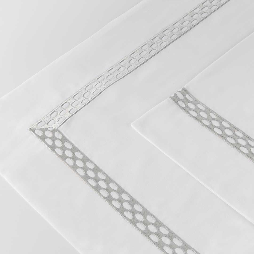 Nakışlı Nevresim Takımı Çift Kişilik Patty By Gri