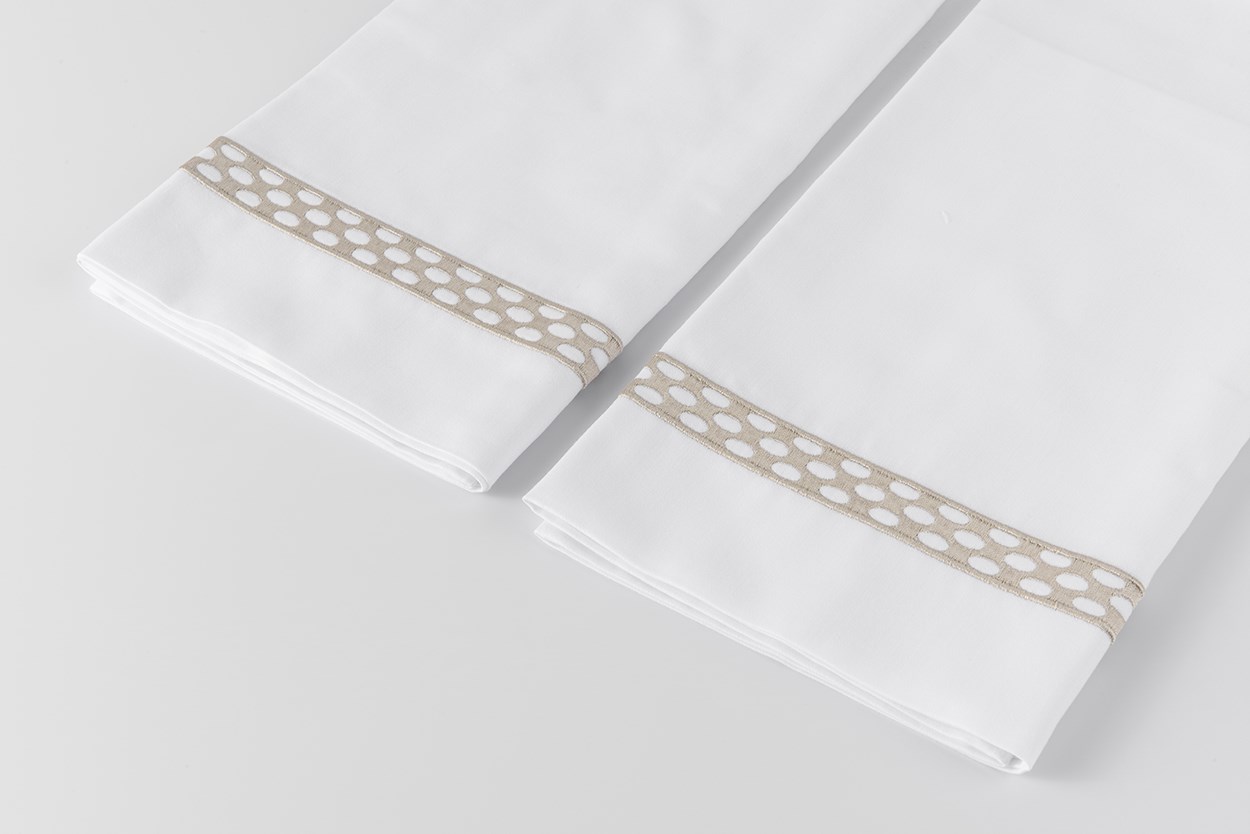 Nakışlı Nevresim Takımı Çift Kişilik Patty By Taş Rengi