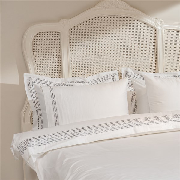 Nakışlı Nevresim Takımı Çift Kişilik Shades - 120 Tel By Gri