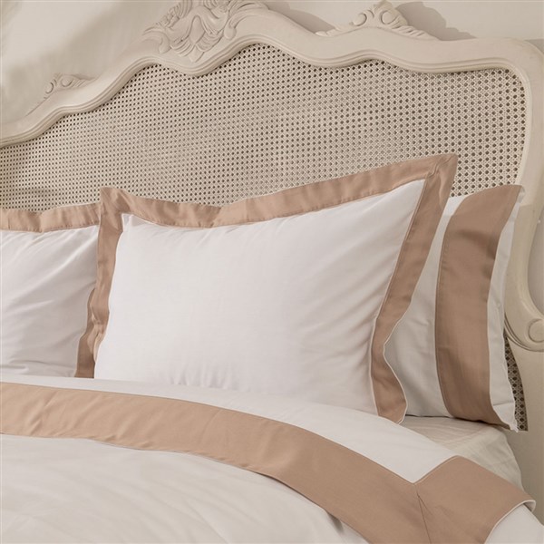 Nevresim Takımı Çift Kişilik Bantlı Pikolu By Vizon