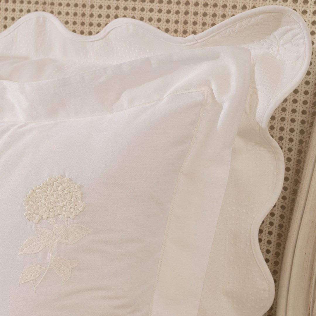 Pike Takımı Çift Kişilik Ortanca Beyaz