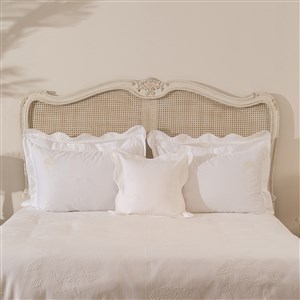 Pike Takımı Çift Kişilik Ortanca Beyaz