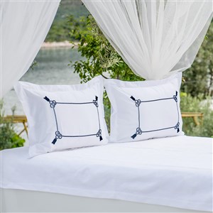 Pike Takımı Çift Kişilik Halatlı Beyaz