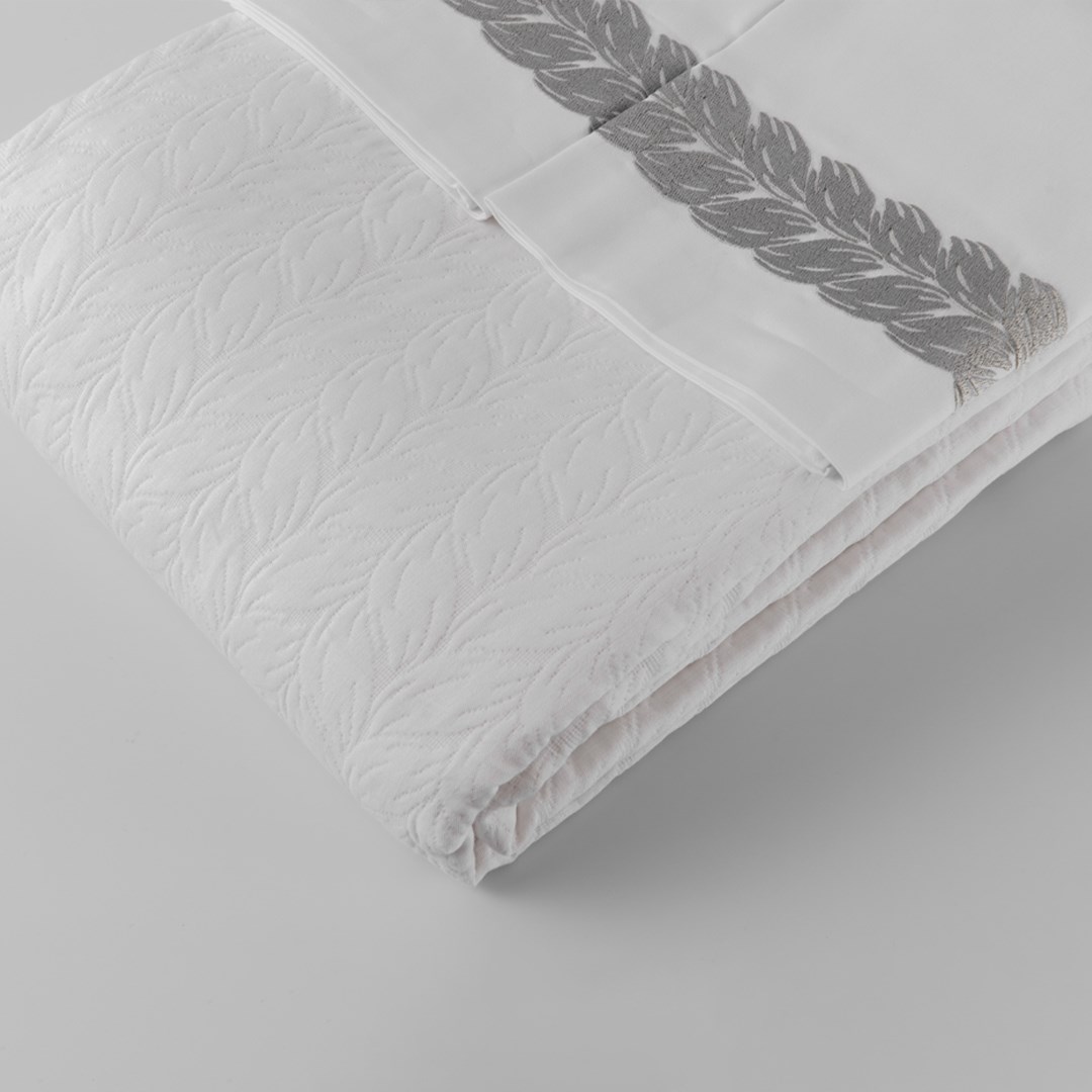 Pike Takımı Çift Kişilik Örgü By Gri