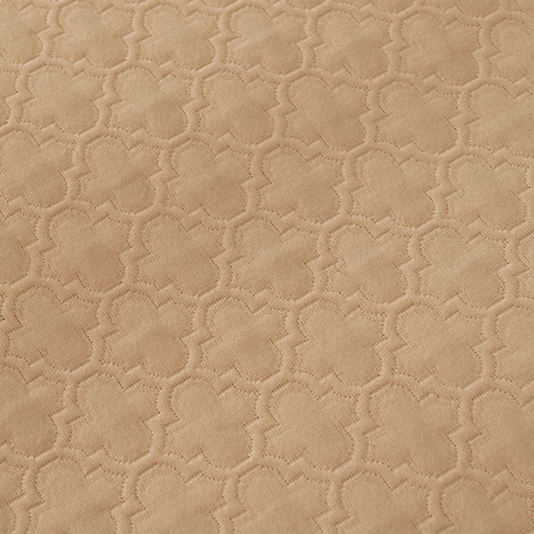 Pike Takımı Çift Kişilik Geometri - Mısır Pamuğu Taş Rengi