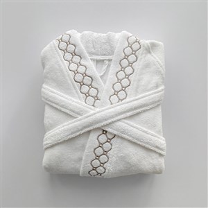 Nakışlı Bornoz Lotus By Mınk