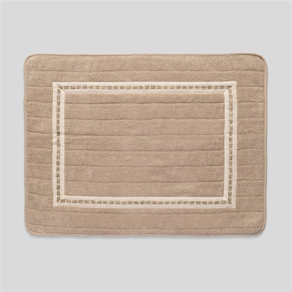 Bathmat Keten Bordürlü