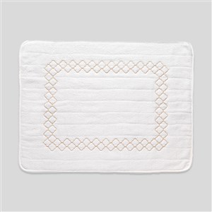 Nakışlı Ayak Havlusu Geometri By Taş Rengi