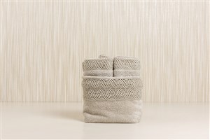 Sac + 4 Piece Towel Set Dalian Stone