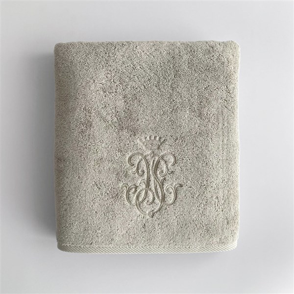 Nakışlı Banyo Havlusu Yeni Arma Yeşil