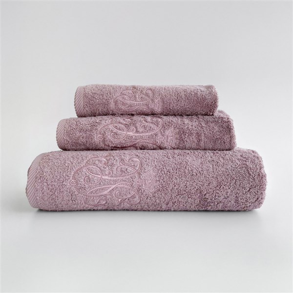 Havlu Seti Yeni Arma ( El + Yüz + Banyo ) Mürdüm