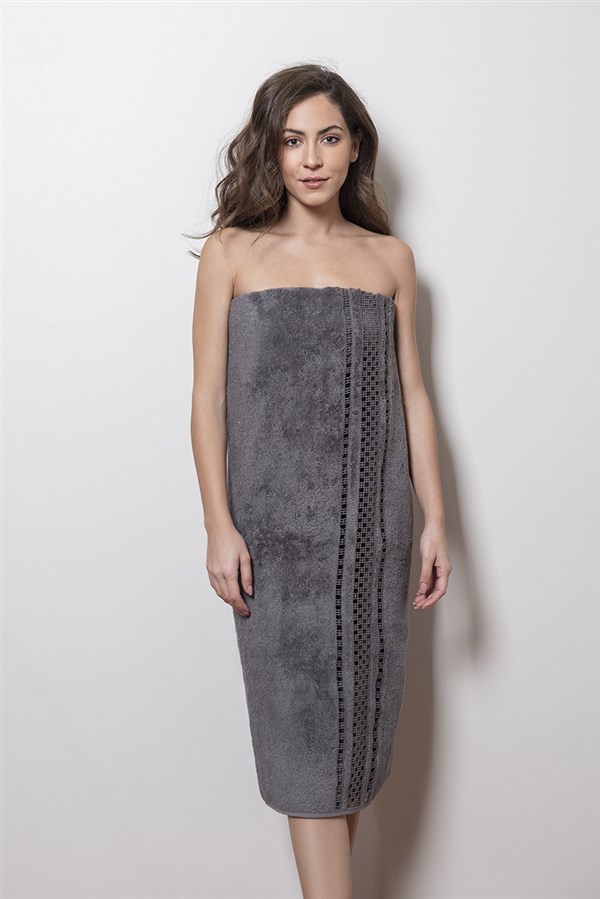Bath Towel Veronica Antrasit