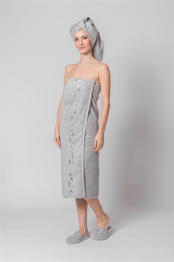 Bath Towel Mira Gray