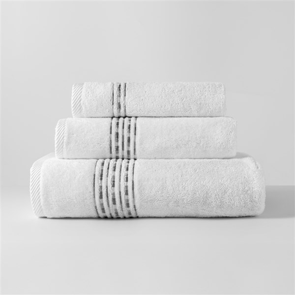 Bath Towel Shades White-Gray