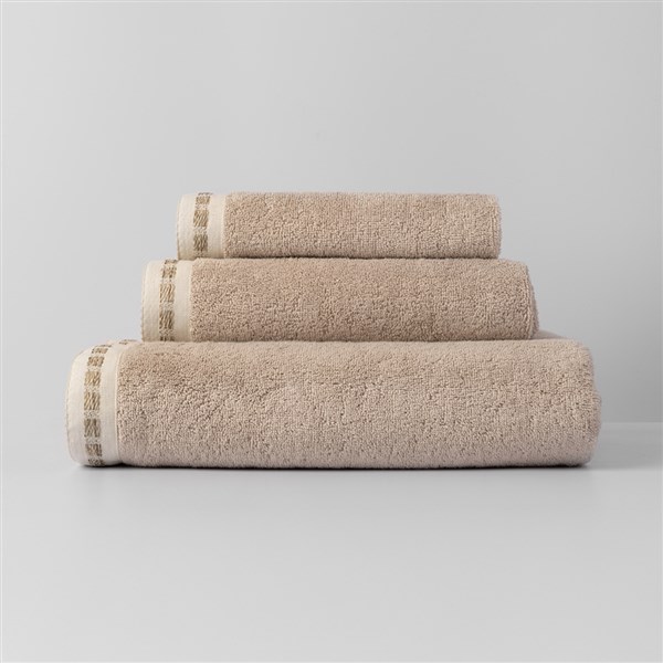 Bath Towel Keten Bordürlü
