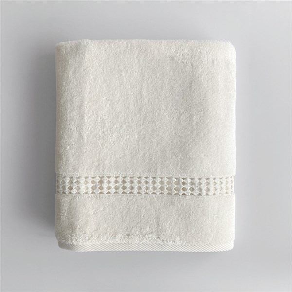 Dantelli Banyo Havlusu Clara Kemik