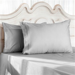 2'li Yastık Kılıfı - 120 Tel Gri