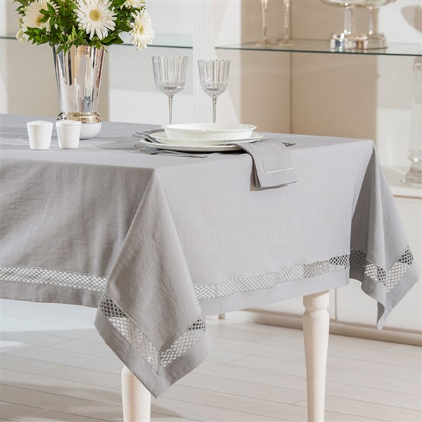 Danteli Masa Örtüsü Amber Gri