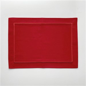 Kalın Tek Sıra Pikolu Amerikan Servis 2'li Paket Kırmızı