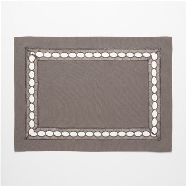 Dantelli Amerikan Servis 2'li Paket Pamina Antrasit