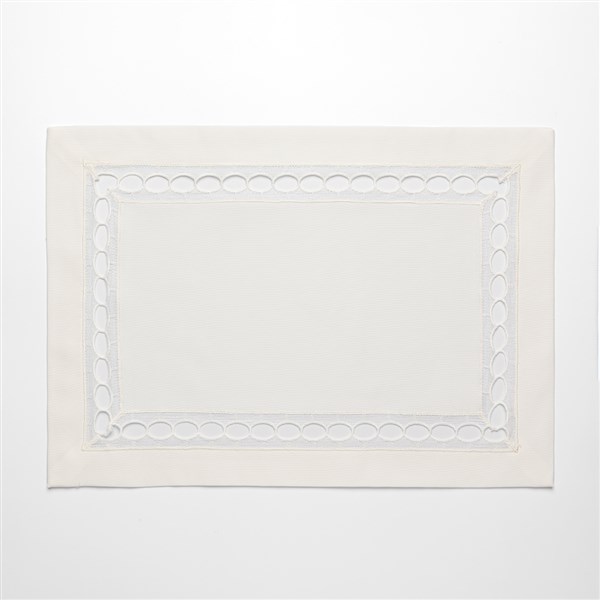 Dantelli Amerikan Servis 2'li Paket Pamina Beyaz