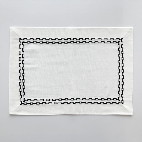 Nakışlı Amerikan Servis 2'li Paket Zincir By Siyah