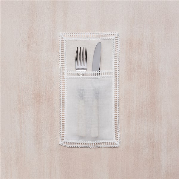 Cutlery Cover Gloria White