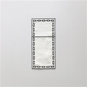 Nakışlı Kaşıklık Zincir By Siyah