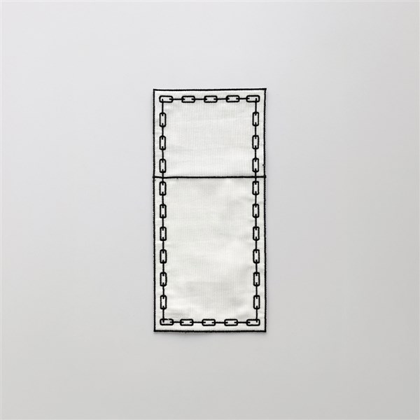 Nakışlı Kaşıklık Zincir By Siyah