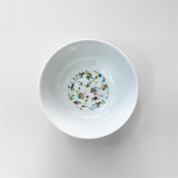 Melamine Big Bowl 25 Cm Shelly Star Design