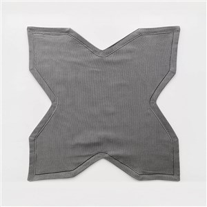 Ekmek Sepeti Örtüsü Düz Pikolu Antrasit-Antrasit