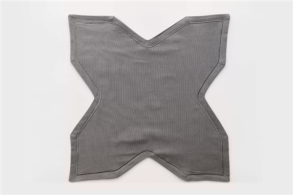 Bread Basket Cover Düz Pikolu Antrasit-Antrasit