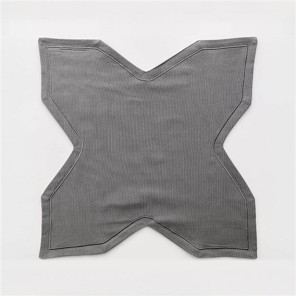 Ekmek Sepeti Örtüsü Düz Pikolu Antrasit-Antrasit