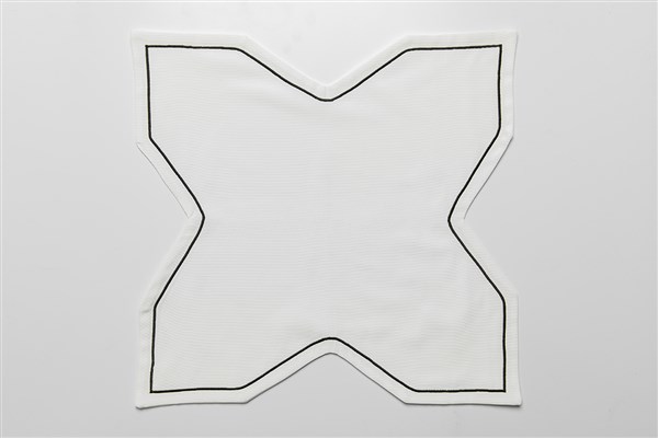 Bread Basket Cover Düz Pikolu Wh-Black