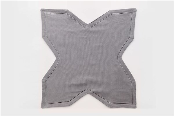 Bread Basket Cover Düz Pikolu Gray-Gray