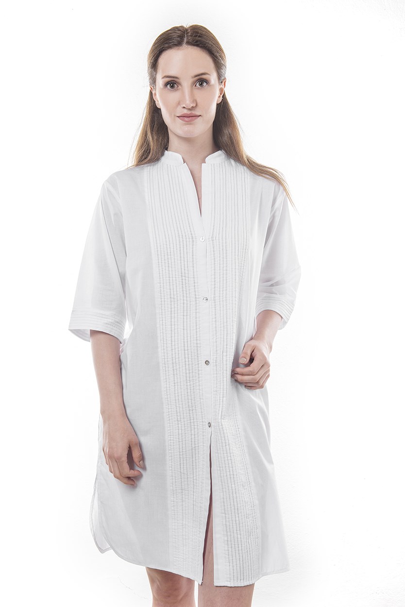 Glady Gecelik / Ev Elbisesi Kırık Beyaz