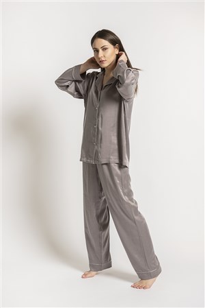 Pijama Takımı Fiore Gri