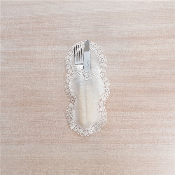 Cutlery Cover Papatya Cream