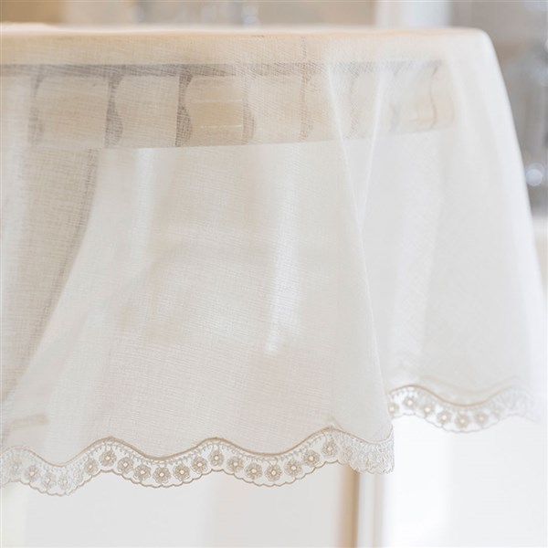 Table Cloth Round Papatya 200