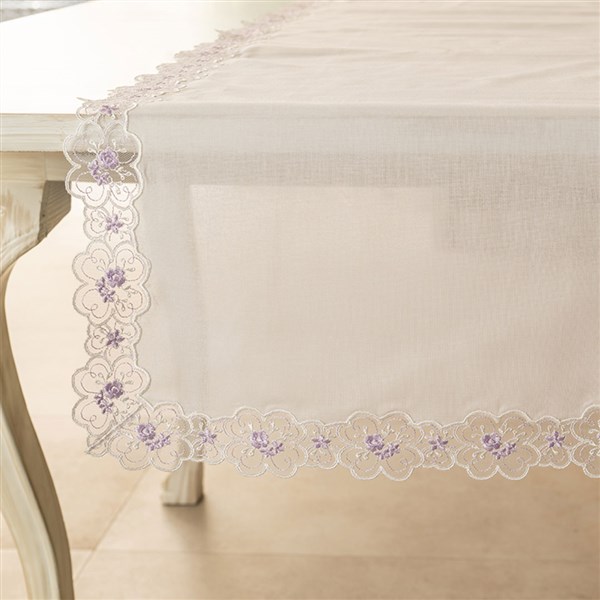 Runner Hercai 50*180 White-Lilac