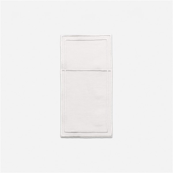 Cutlery Cover Plain Pico Lines White
