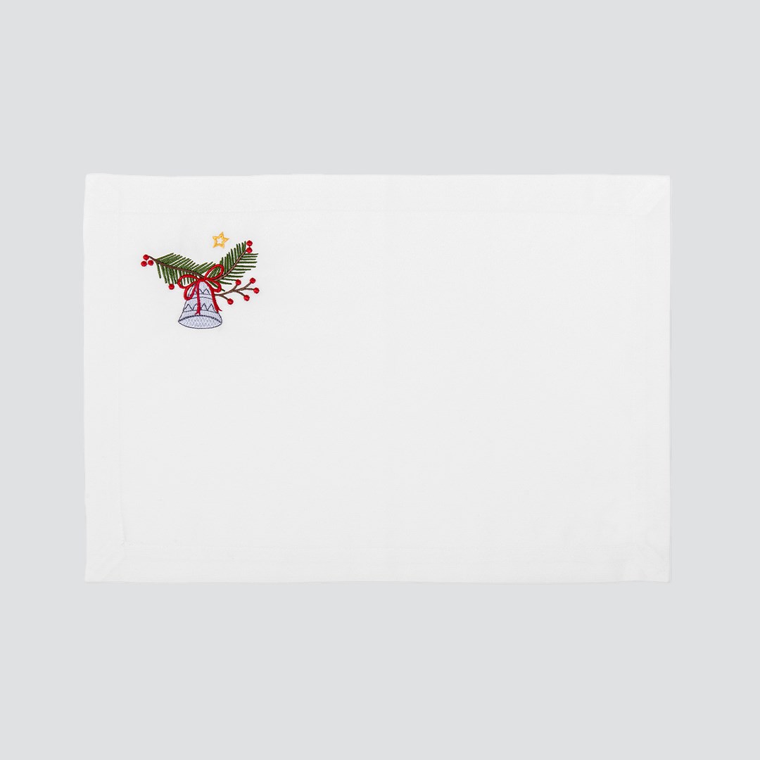 Nakışlı Amerikan Servis 4'lü Paket Yılbaşı Renkli