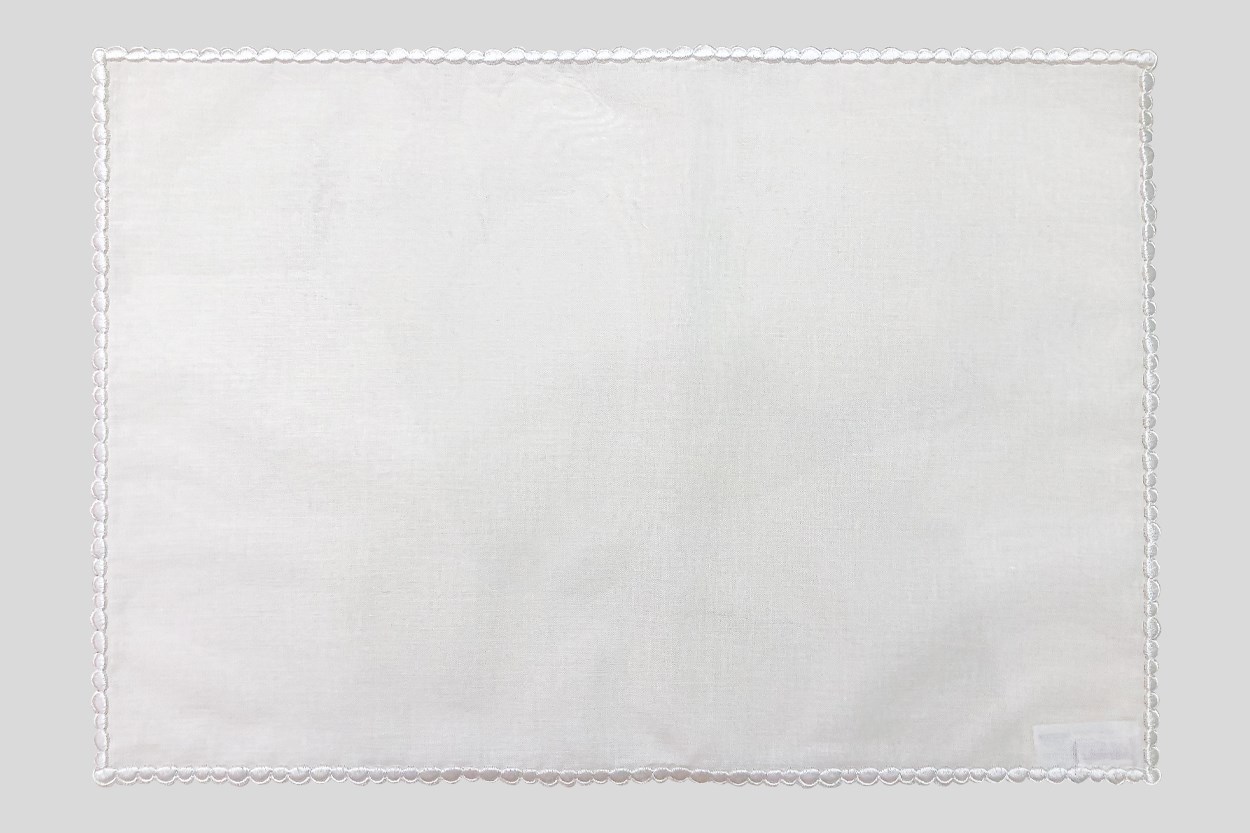 Amerikan Servis Kumaş Joke 35*50 cm Beyaz