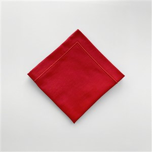 Peçete Düz Pikolu 4'lü Paket 45*45 Kırmızı