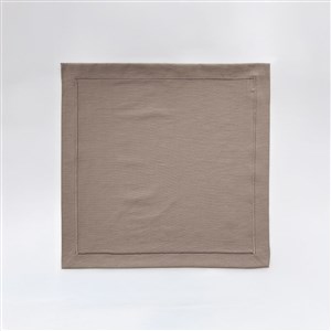 Peçete Düz Pikolu 4'lü Paket 45*45 Taş Rengi-Taş Rengi