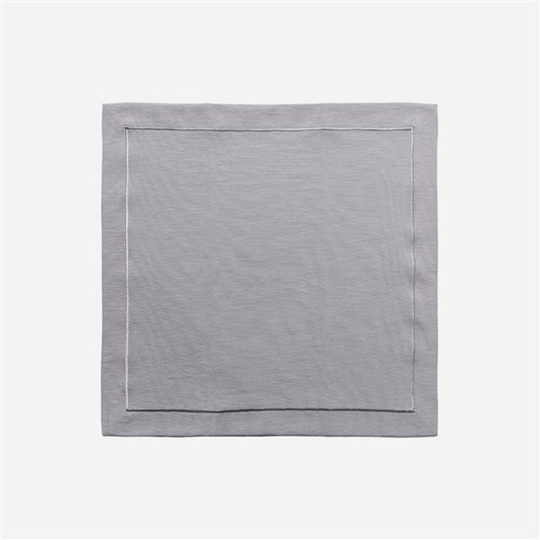 4 Piece Napkin Set 45*45 Düz Pikolu Gray-Gray