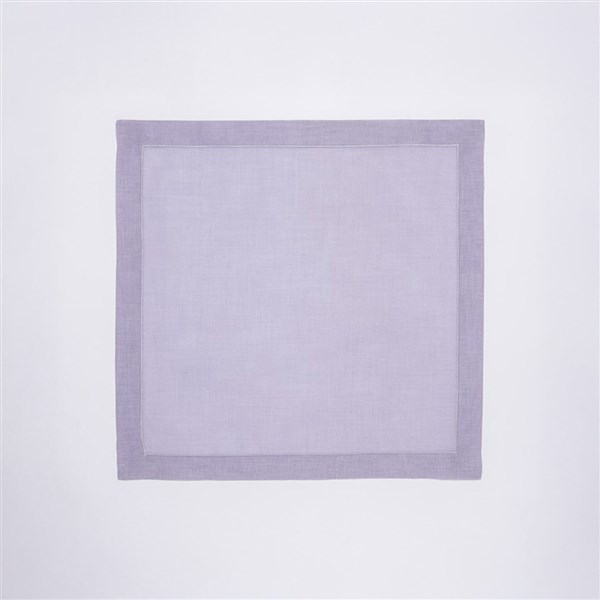 4 Piece Napkin Set 45*45 Düz Pikolu Lilac